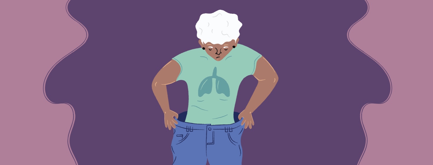 How can someone gain weight with severe copd 