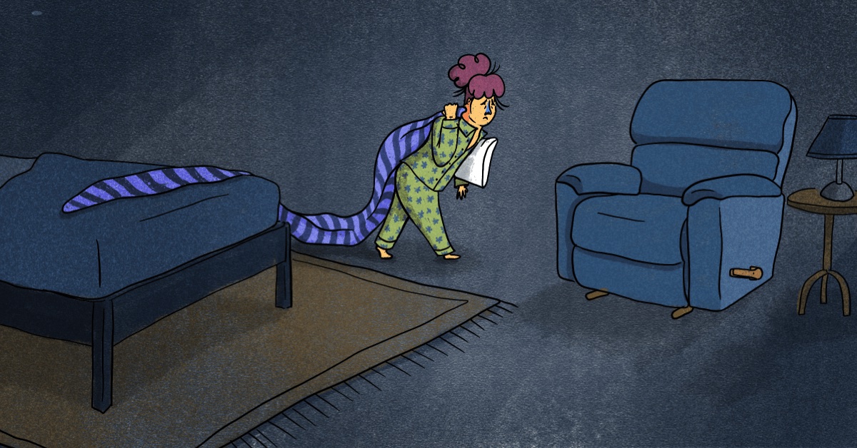 Sleeping in a Recliner vs. a Bed