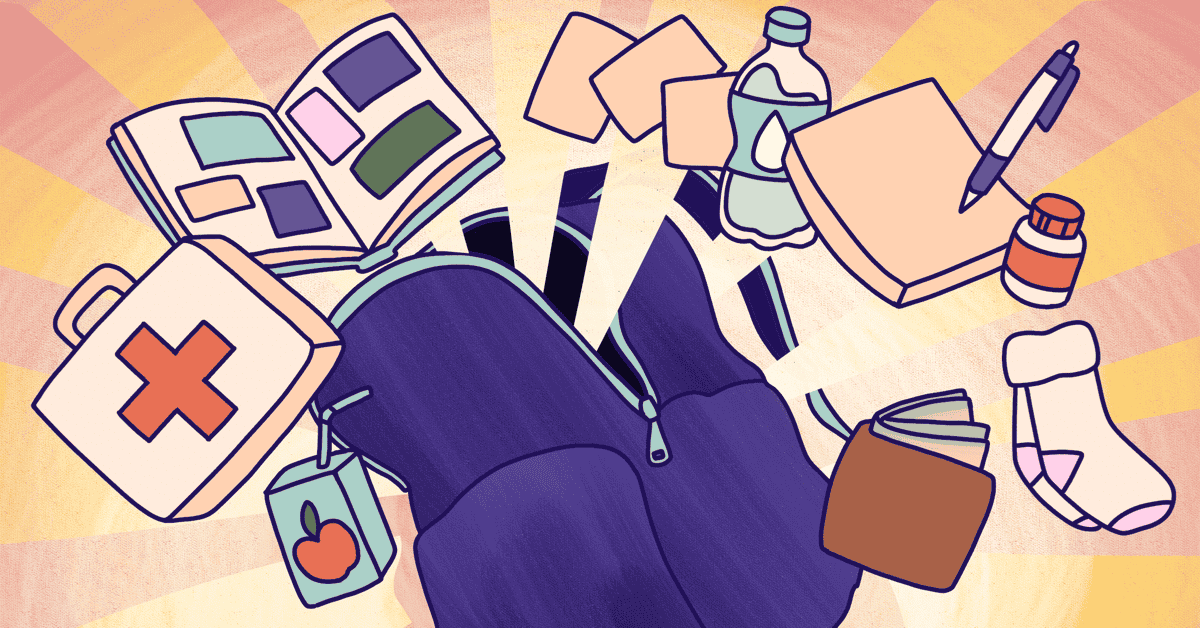 What is in your COPD Caregiving Backpack? image